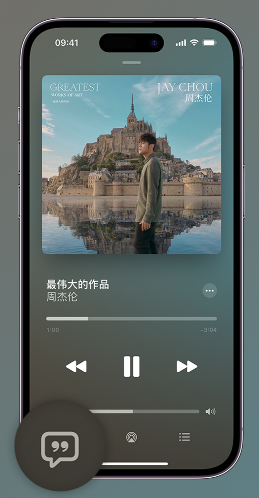 梁子湖iphone维修分享如何在iPhone上使用Apple Music全新唱歌功能 