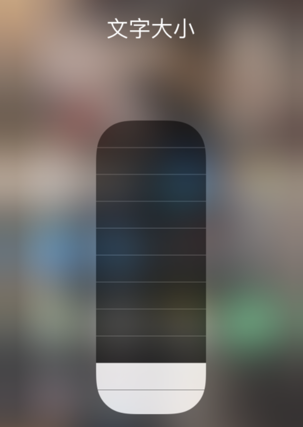 梁子湖苹果手机维修分享小技巧：在 iPhone 控制中心快速调节字体大小 